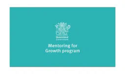 Queensland Government Mentoring for Growth - Logo
